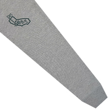 Load image into Gallery viewer, The Bay Area CC Hoodie By DOC from Oaklandish features an outline of California with a flag and “BAY” on the gray pullover sleeve near the cuff. Made from soft heavyweight fleece in men's sizing with ribbed wrists.
