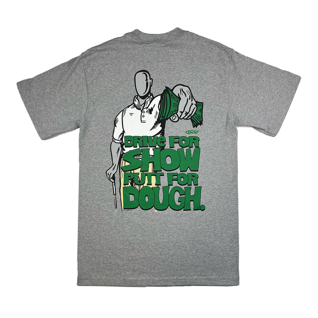 PUTT FOR DOUGH GOLF TRASHTALK TEE