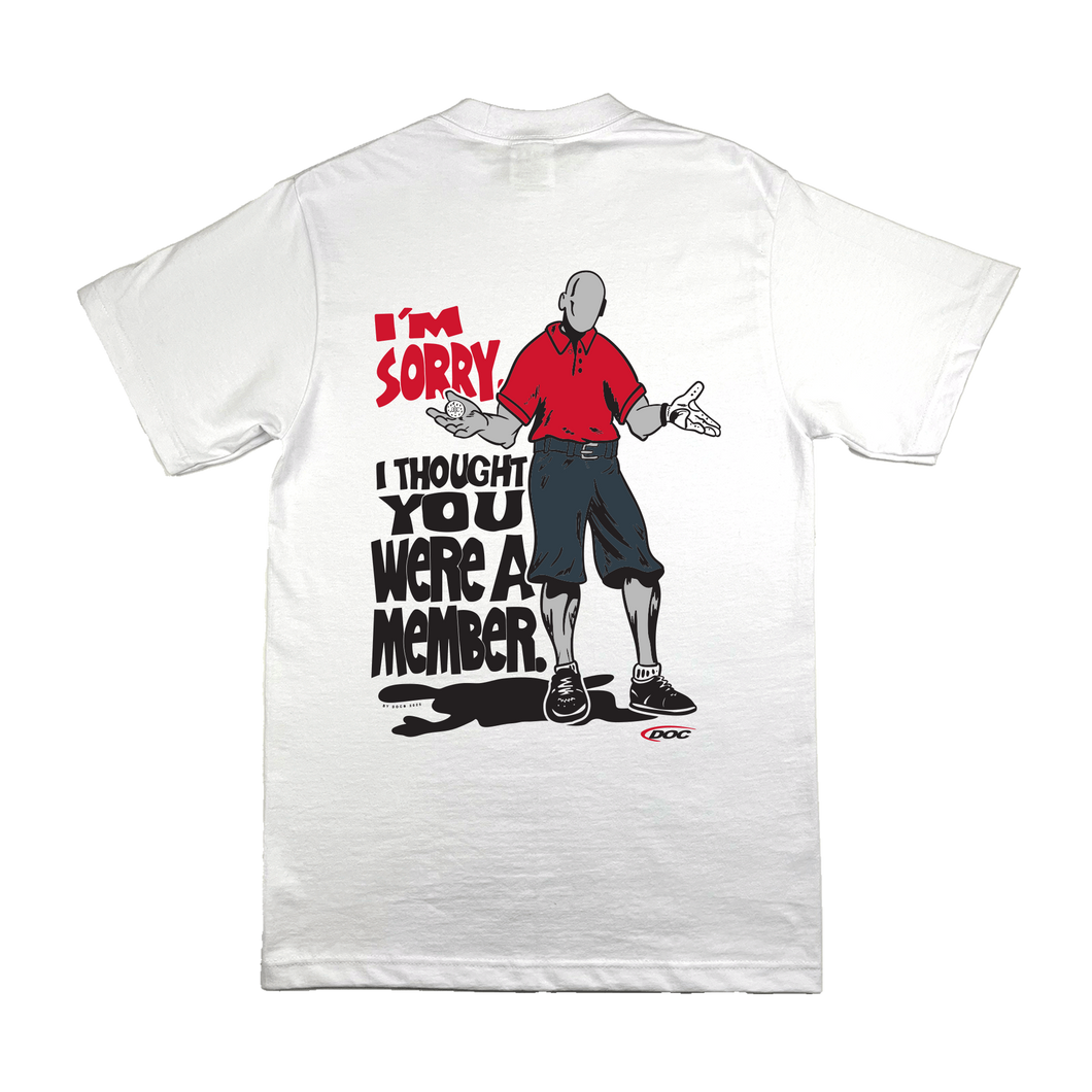 SORRY GOLF TRASHTALK TEE