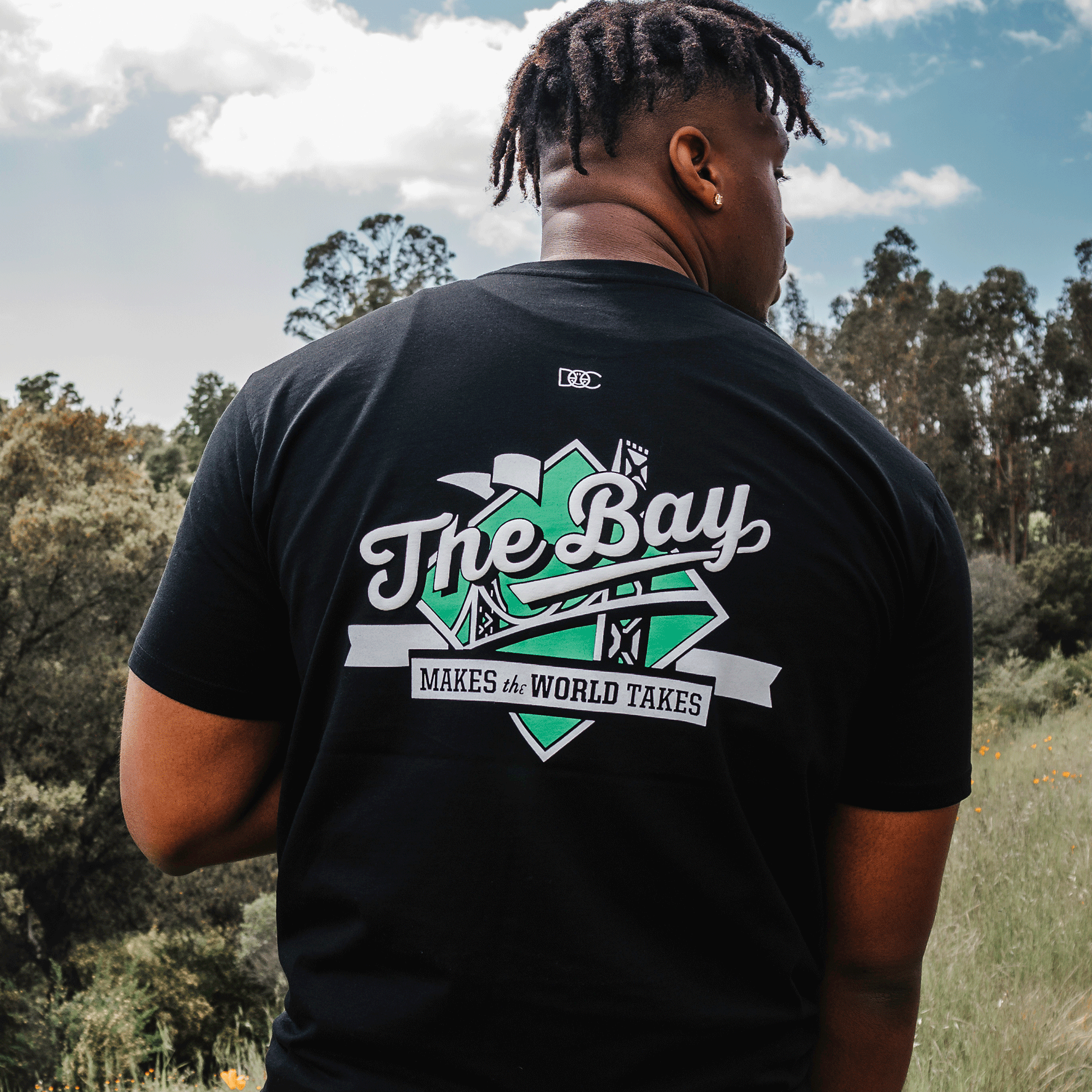 T-Shirt - The Bay Makes The World Takes by DOC, Black – The